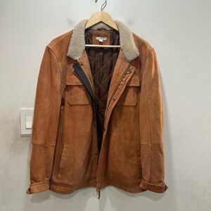 Carbon 2 cobalt Brown Suede Military  Jacket